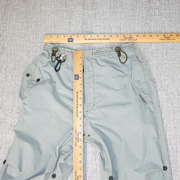 vintage Maharishi Gray Cargo Pants lightweight size Small AW 99/00 - Picture 11 of 12